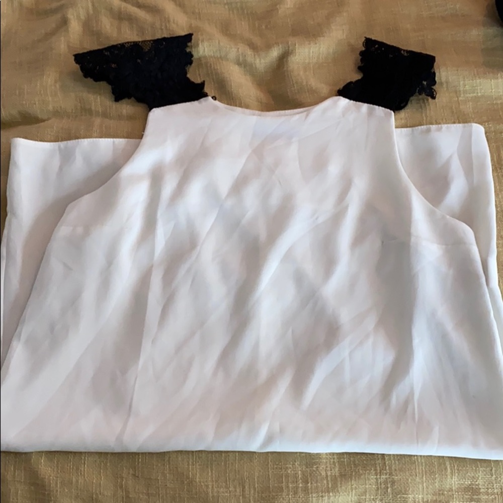 LF Crochet Strap Shift Dress
